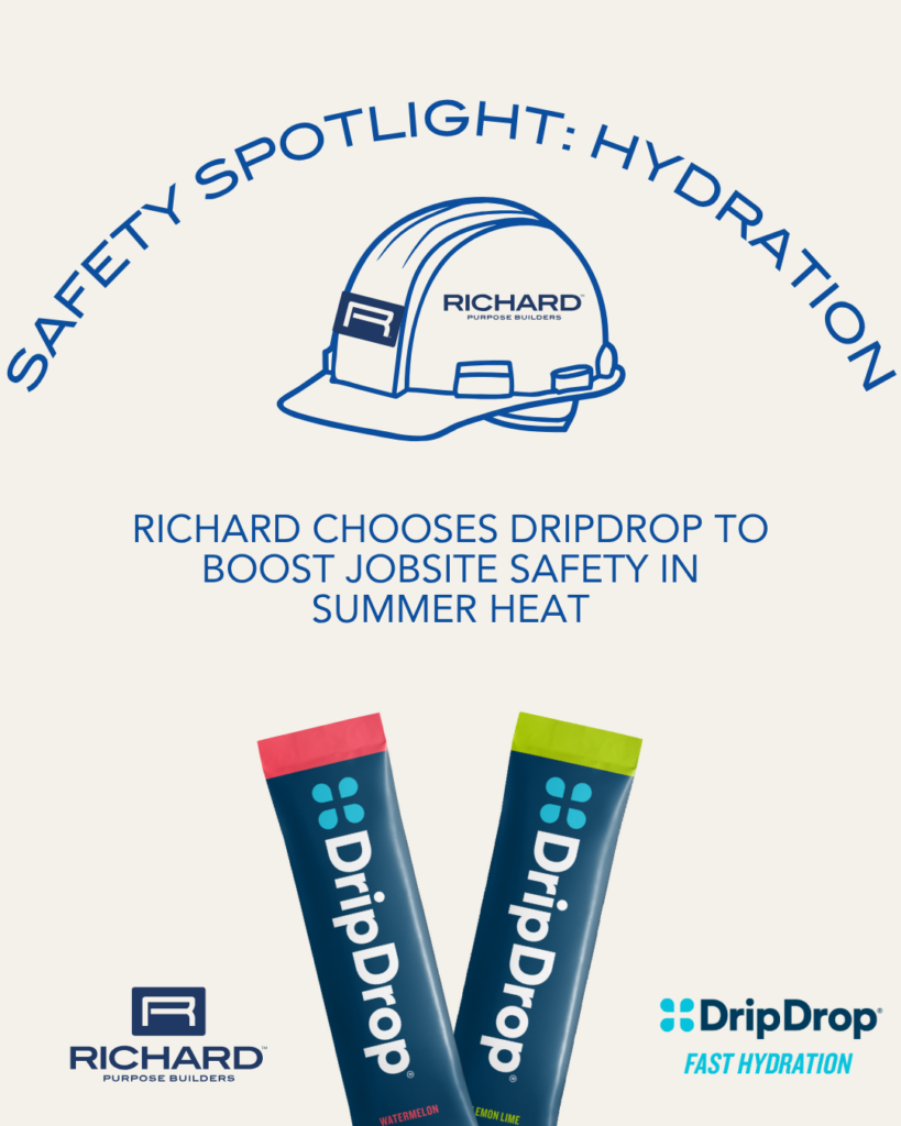 Richard Addresses Hidden Jobsite Danger: Hydration 1 Hydration drip drop 1